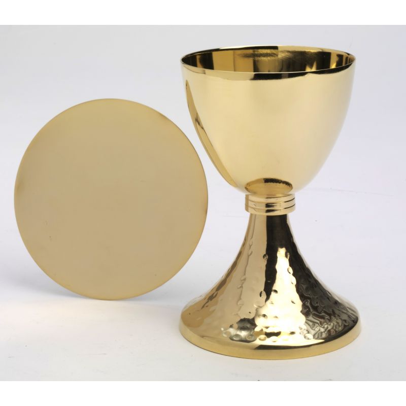 Kielich + patena, pozłacane - 19,5 cm - Kielich + patena, pozłacane - 19,5 cm