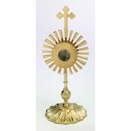 Relikwiarz pozłacany - 32 cm
