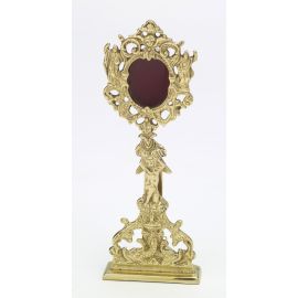 Relikwiarz pozłacany - 22 cm