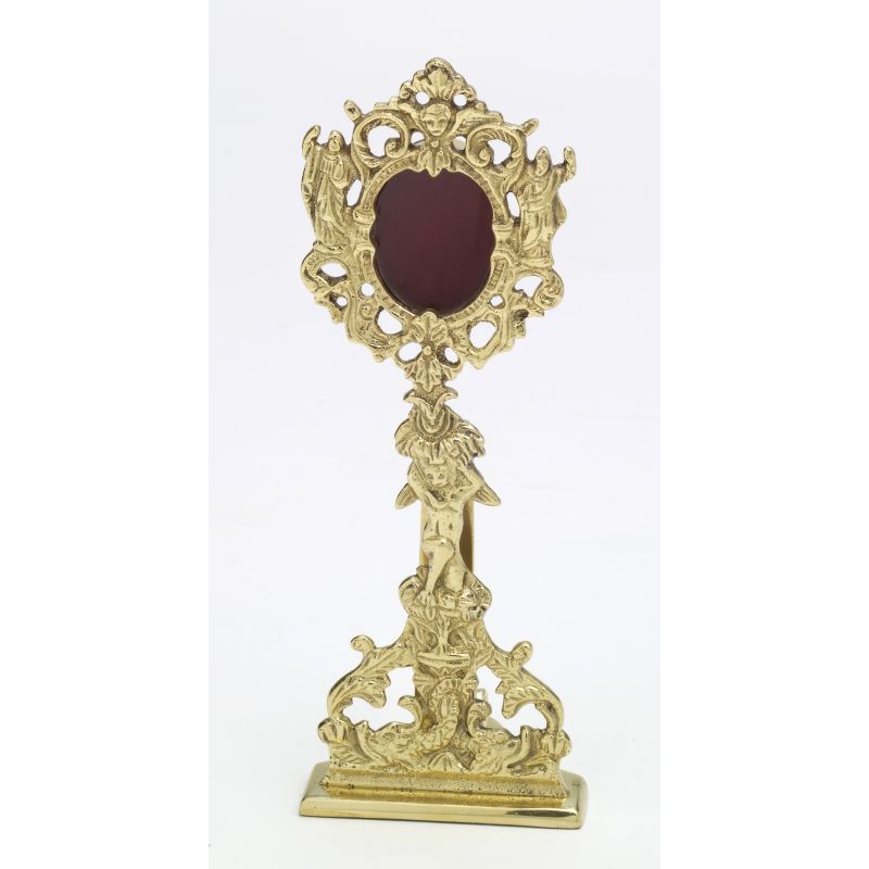 Relikwiarz pozłacany - 22 cm - Relikwiarz pozłacany - 22 cm