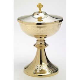 Puszka pozłacana - 23 cm.
