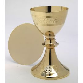 Kielich z pateną (krzyżyk) - 20 cm.