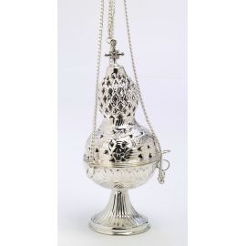 Trybularz posrebrzany - 26 cm - TRYBULARZE, ŁÓDKI