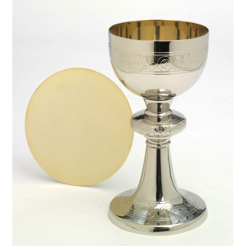 Kielich srebrny + patena - 20 cm - Kielich srebrny + patena - 20 cm