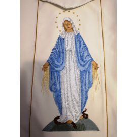 Ornat maryjny Matka Boża Niepokalana (M16) - zdjęcie 4 - Ornat maryjny Matka Boża Niepokalana (M16)
