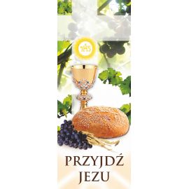 Baner I Komunia Święta - Przyjdź Jezu (6) - Pierwsza Komunia Święta - Nowość