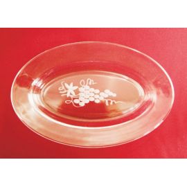 Taca szklana 26x17 cm. - AMPUŁKI I TACKI MSZALNE - Nowość