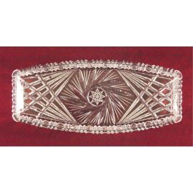 Taca szklana /kryształ - 27x12cm.
