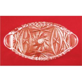 Taca szklana /kryształ - 24x12,5cm. - AMPUŁKI I TACKI MSZALNE - Nowość