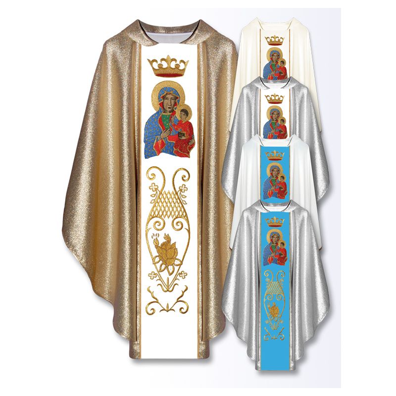 Ornat haftowany - MB Częstochowska (31) - Ornat haftowany - MB Częstochowska (31)