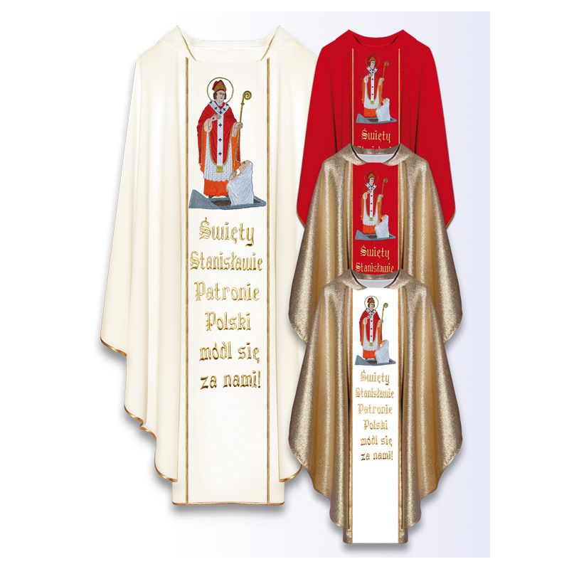 Ornat haftowany - Święty Stanisław (47) - Ornat haftowany - Święty Stanisław (47)