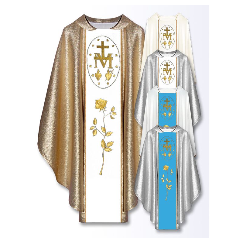 Ornat Maryjny haftowany (51) - Ornat Maryjny haftowany (51)