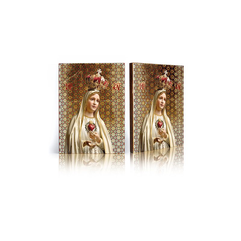 Ikona religijna Matka Boża Fatimska (2) - Ikona religijna Matka Boża Fatimska (2)