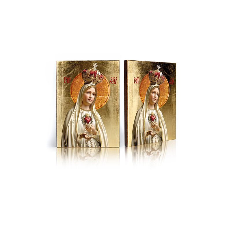 Ikona religijna Matka Boża Fatimska (3) - Ikona religijna Matka Boża Fatimska (3)