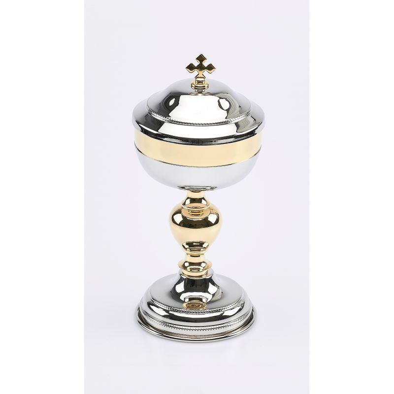 Puszka na komunikanty Maltańska, złocona - 19 cm (2) - Puszka na komunikanty Maltańska, złocona - 19 cm (2)