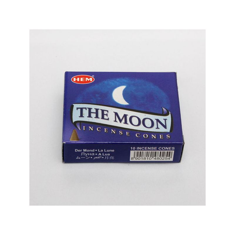 Kadzidło stożkowe - The Moon - Księżyc (10 stożków) - Kadzidło stożkowe - The Moon - Księżyc (10 stożków)
