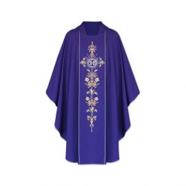 Ornat gotycki IHS - kolory liturgiczne (1) - Ornaty haftowane