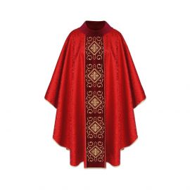 Ornat gotycki krzyż haftowany- kolory liturgiczne (5) - zdjęcie 3 - Ornat gotycki (5)