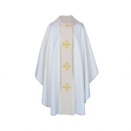 Ornat gotycki krzyż- kolory liturgiczne (8) - zdjęcie 3 - Ornat gotycki krzyż- kolory liturgiczne (8)