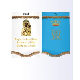 Chorągiew Maryjo Królowo Polski - CHORĄGWIE, SZTANDARY - Nowość