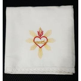 Korporał Serce w koronie - 100 % bawełna - Korporał