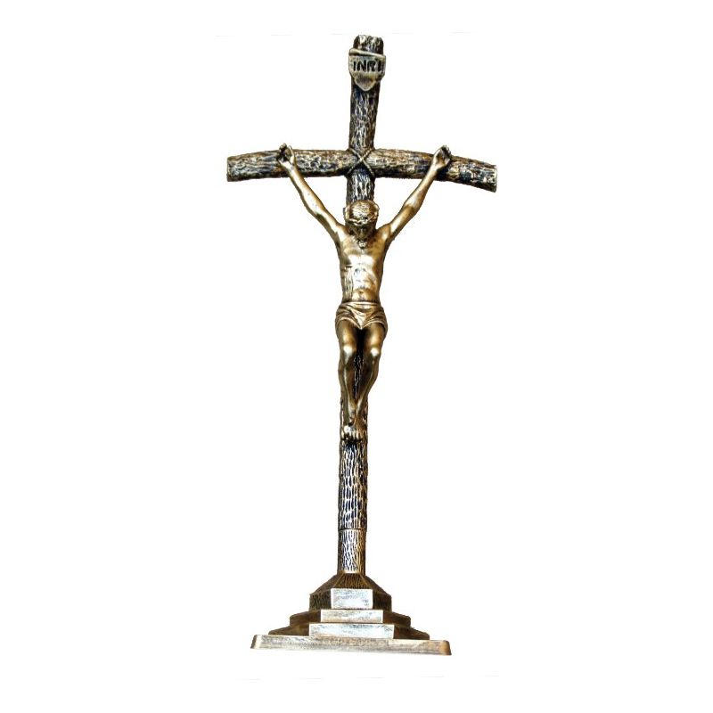 Krzyż papieski ołtarzowy 67/30 cm. - Krzyż papieski ołtarzowy 67/30 cm.