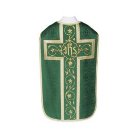 Ornat rzymski IHS - kolory liturgiczne, żakard (34) - zdjęcie 5 - Ornat rzymski IHS - kolory liturgiczne, żakard (34)