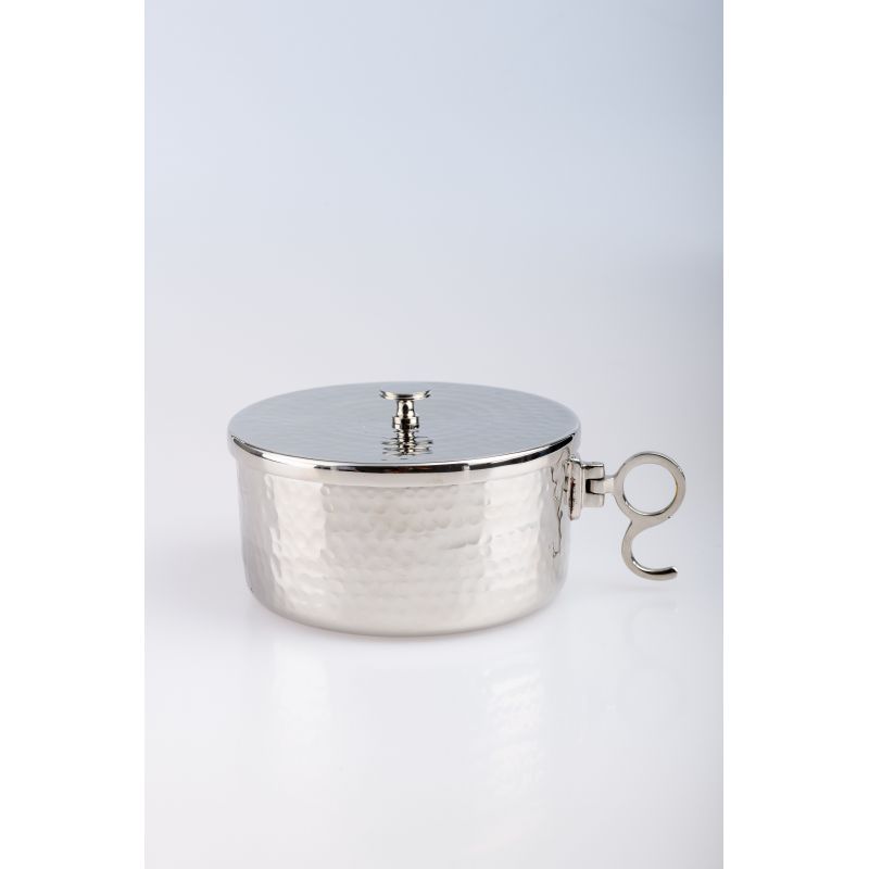 Puszka na komunikanty, posrebrzana z zamknięciem - 6,5 cm - Puszka na komunikanty, posrebrzana z zamknięciem - 6,5 cm