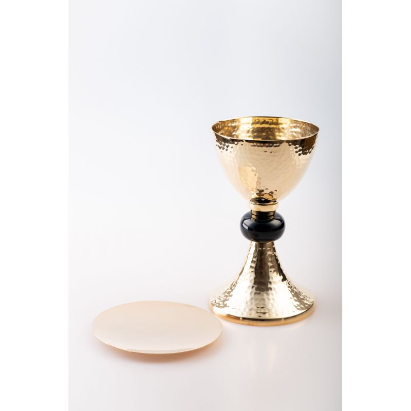 Kielich tłoczony, pozłacany + patena - 20 cm (60) - Kielich tłoczony, pozłacany + patena - 20 cm (60)