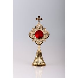 Relikwiarz pozłacany 22 cm (18)