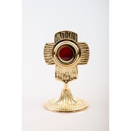 Relikwiarz pozłacany - 13 cm (27)