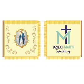 Sztandar 2 stronny Dzieci Maryi - drukowany - zdjęcie 3 - Sztandar 2 stronny Dzieci Maryi - drukowany