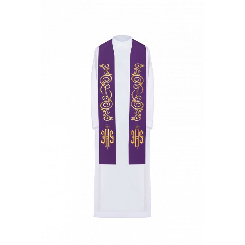 Stuła haftowana - kolory liturgiczne (31) - Stuła haftowana - kolory liturgiczne (31)