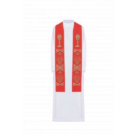 Stuła haftowana - kolory liturgiczne (42) - zdjęcie 4 - Stuła haftowana - kolory liturgiczne (42)