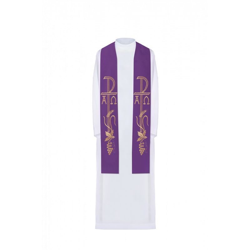 Stuła haftowana - kolory liturgiczne (75) - Stuła haftowana - kolory liturgiczne (75)