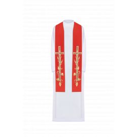 Stuła haftowana - kolory liturgiczne (72) - zdjęcie 3 - Stuła haftowana - kolory liturgiczne (72)