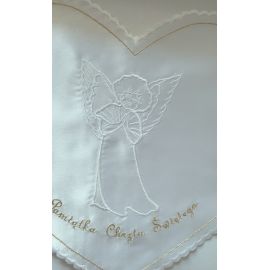Szatka do chrztu biała- Anioł - serce - zdjęcie 2 - Szatka do chrztu biała- Anioł - serce