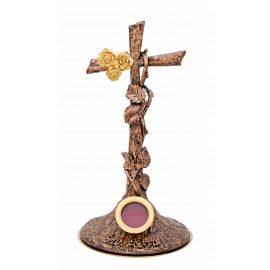 Relikwiarz Św. Rity - miedziany, patynowany - 30 cm
