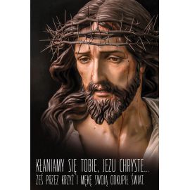 Plakat religijny – Kłaniamy się Tobie, Jezu Chryste (19) - PLAKATY