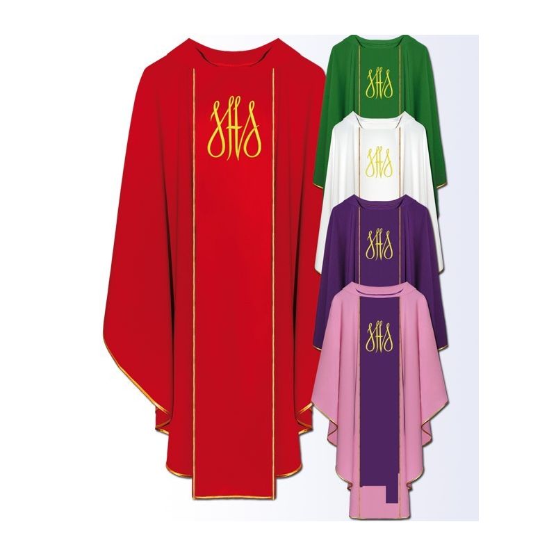 Ornat IHS haftowany pas (33) - Ornat IHS haftowany pas (33)