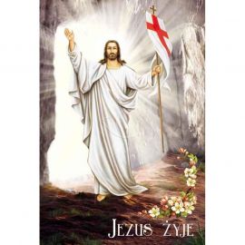 Plakat religijny – Jezus żyje (35) - Plakaty wielkanocne