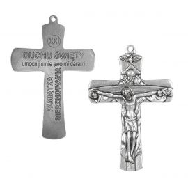 Krzyż Pamiątka Bierzmowania Trójca Święta - 7 cm - KRZYŻE, KRZYŻYKI - Nowość