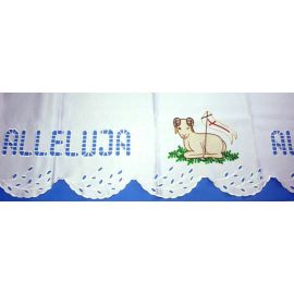Obrus ołtarzowy haftowany - wzór Wielkanocny (88) - OBRUSY WIELKANOCNE