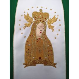 Ornat zielony Matka Boża Licheńska - zdjęcie 3 - Ornat zielony Matka Boża Licheńska