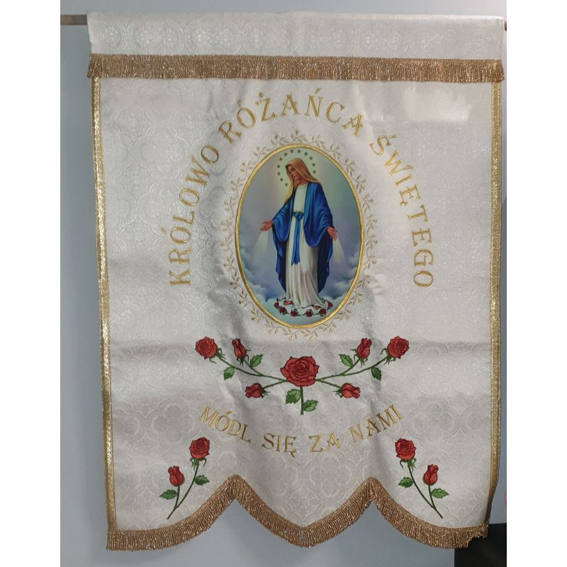 Chorągiew Maryjna - wzór przykładowy - Chorągiew Maryjna - wzór przykładowy