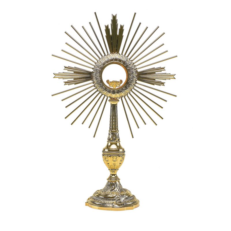 Monstrancja barokowa - promienie słońca - 57 cm - Monstrancja barokowa - promienie słońca - 57 cm
