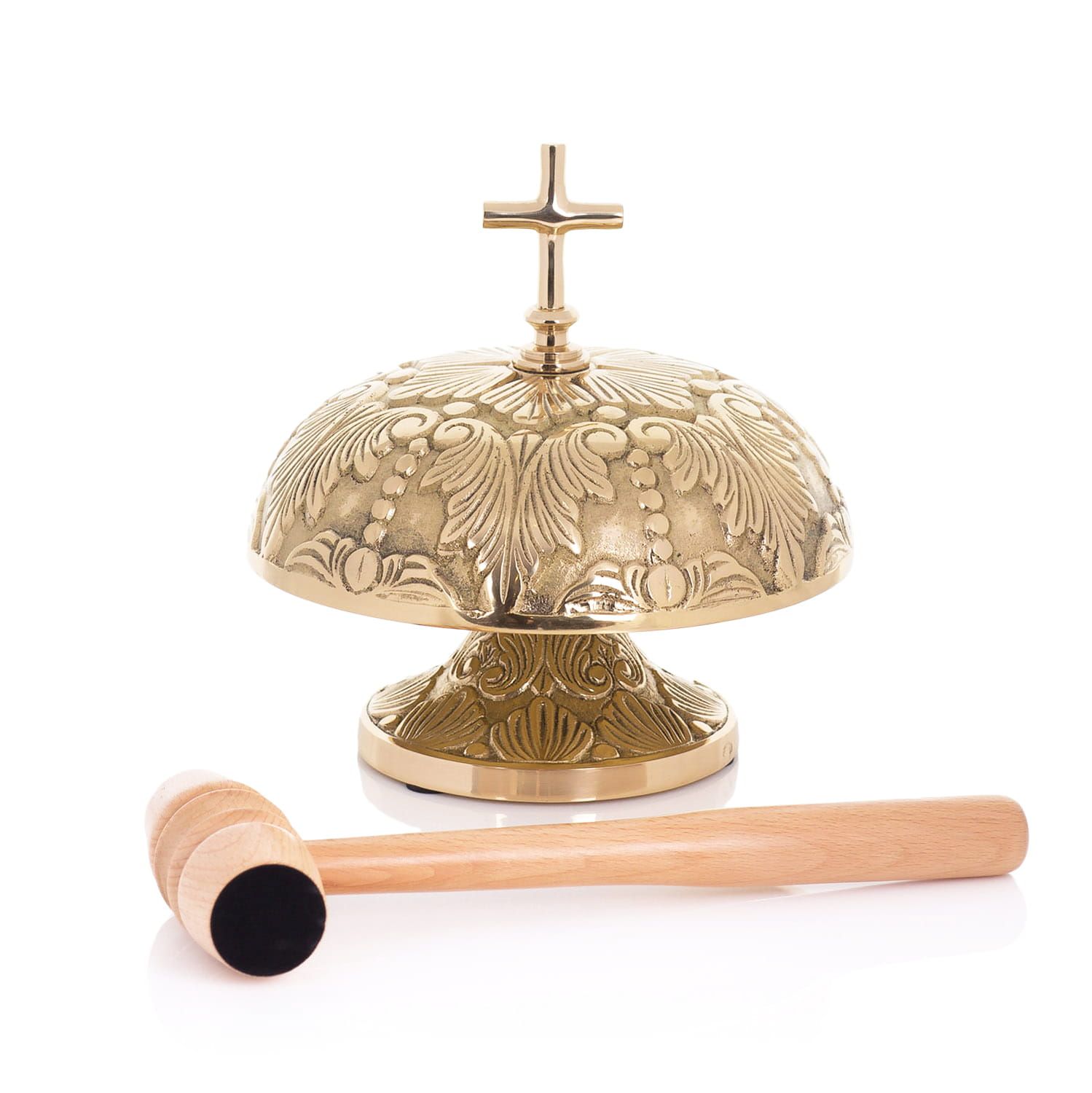 Gong mosiężny, pojedynczy wysokość 23 cm (11) - GONGI, SYGNATURKI - Nowość