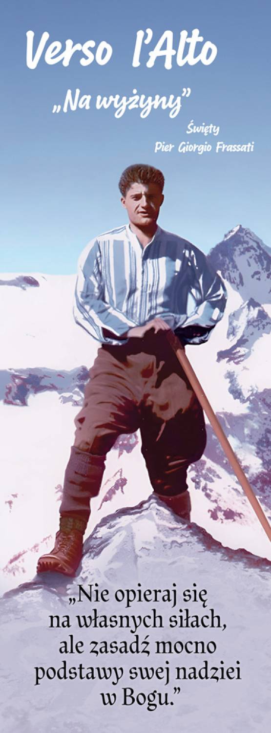Święty Pier Giorgio Frassati - baner religijny - Święci i Błogosławieni