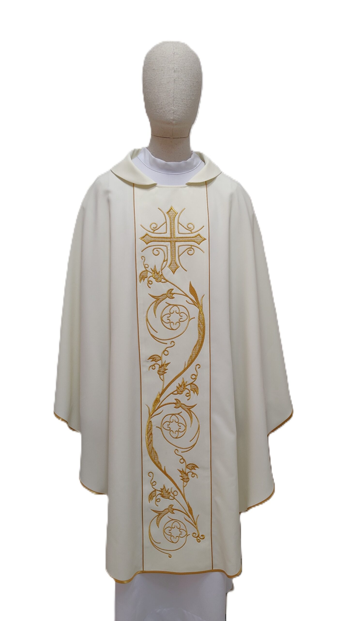 Ornat haftowany Krzyż - kolory liturgiczne - Ornaty haftowane - Nowość