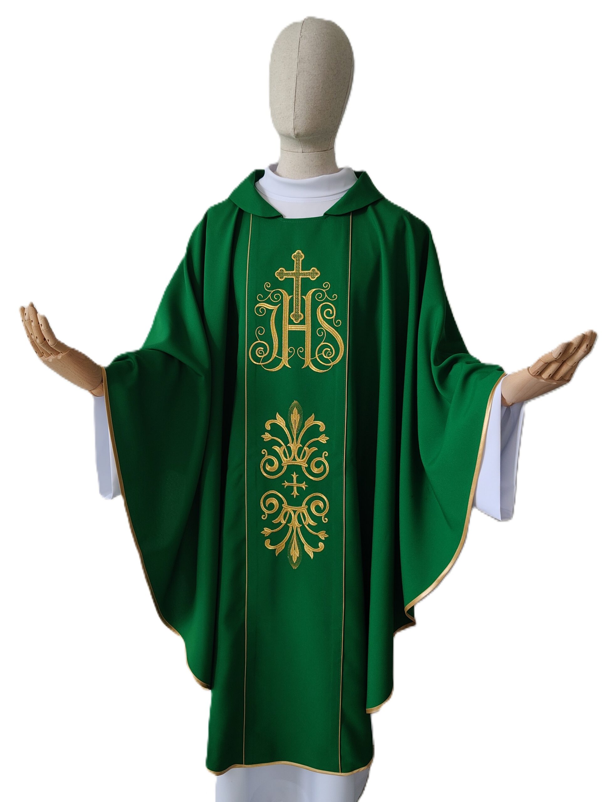 Ornat haftowany IHS - kolory liturgiczne - zdjęcie 2